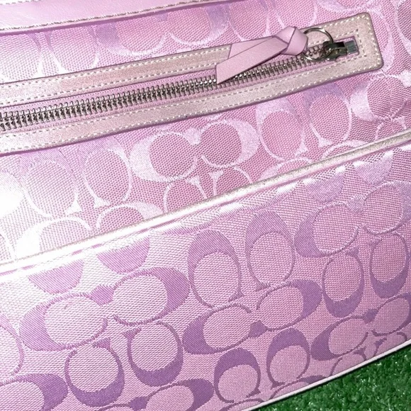 Vintage Coach Monogram Hand Bag Rare - Picture 3 of 12